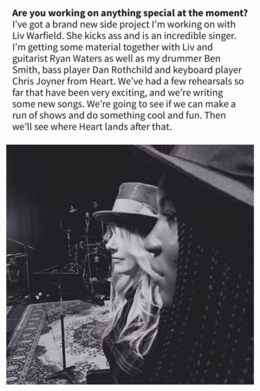 Click for full interview.