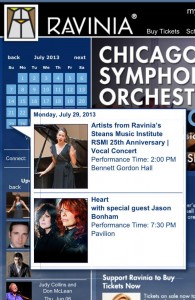 Ravinia Unconfirmed