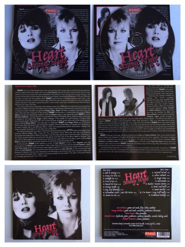 The set is housed in a fold out digipack, with liner notes by Jon Kirkman