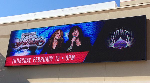 Heart performed at The Joint in Tulsa on February 13th 2014
