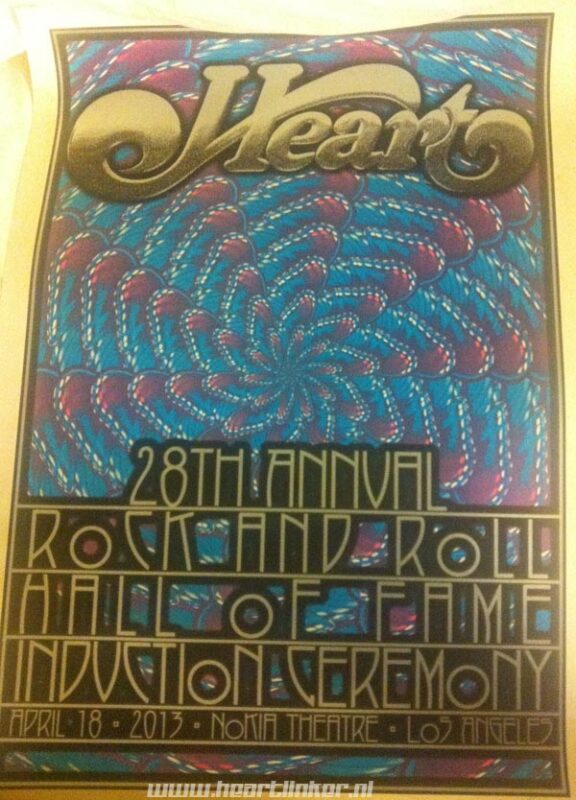 RRHOF Induction Heart poster which was sold in LA. Thanx to Boogie!
