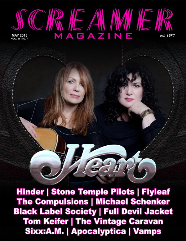 The cover of this month's Screamer Magazine