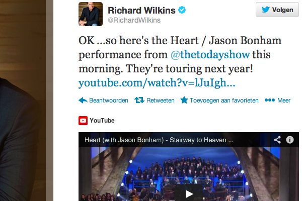 Richard Wilkins later confirmed on Twitter as well.